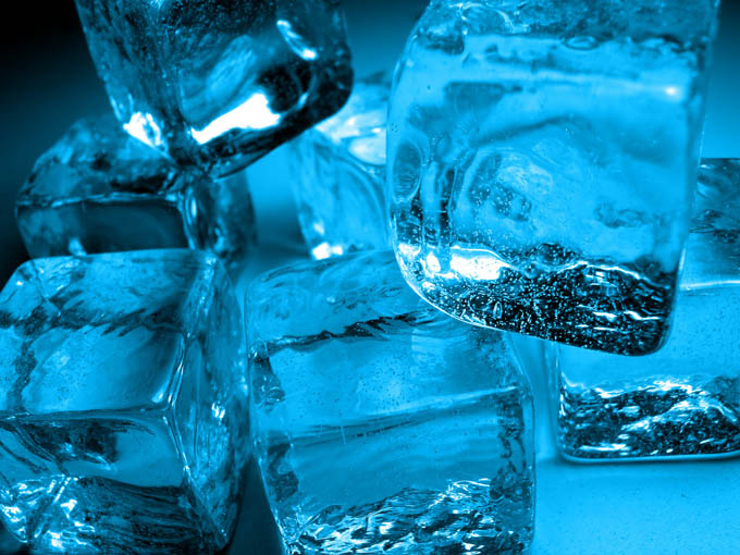 Blue Ice Cubes